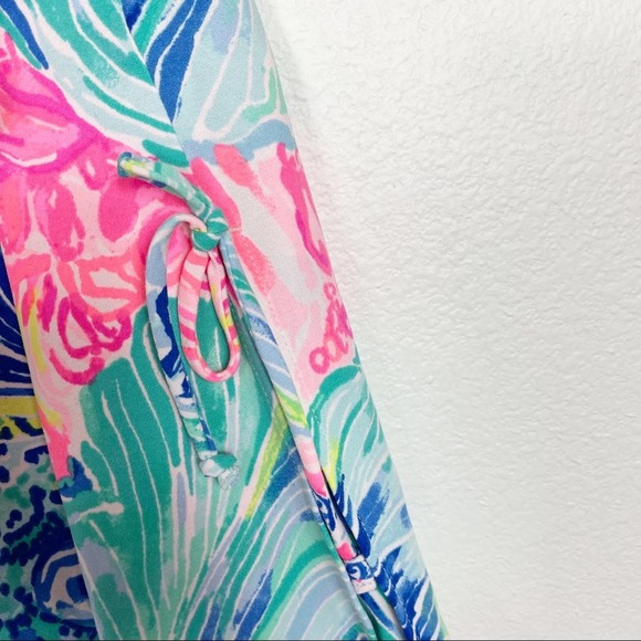 Lilly Pulitzer Donna Floral Print Romper Dress 00 - Picture 5 of 13